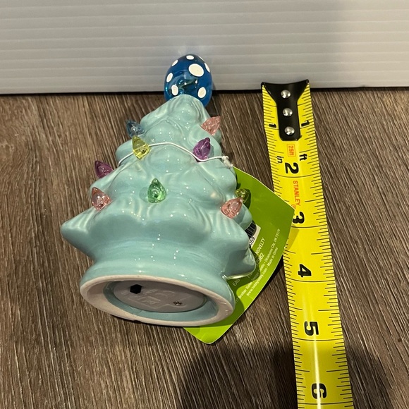 Retro Light-up Ceramic Easter Egg Trees- Blue- NWT - Picture 3 of 4